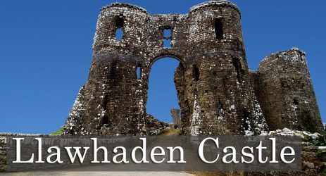 Llawhaden Castle.  A Castle Built By A Bishop Called Bernard.